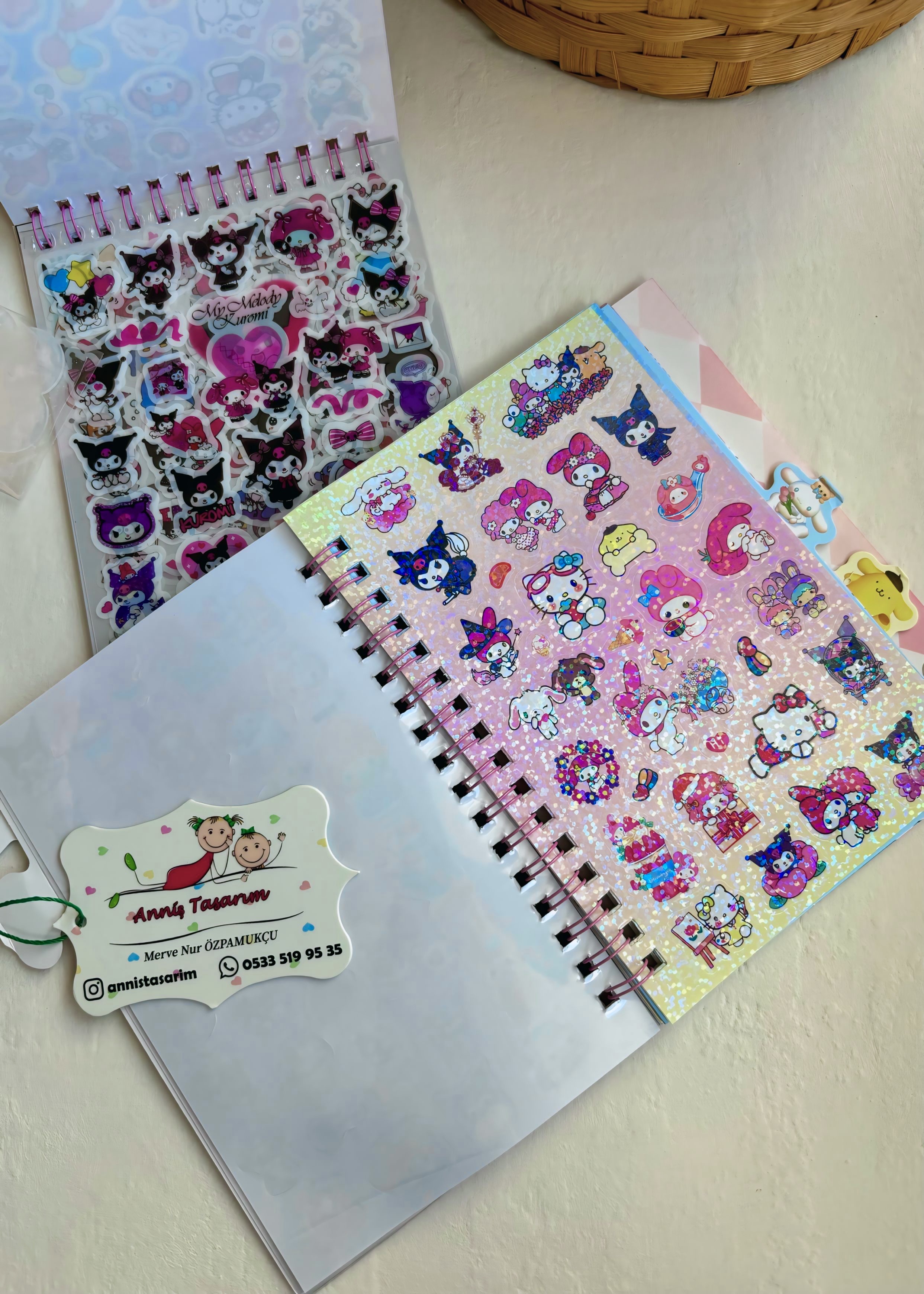 KUROMİ STİCKER DEFTER