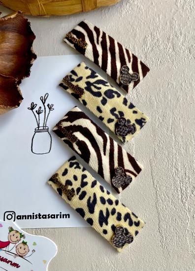 LEOPARLI MİNNİE MOUSE OBJELİ ÇITÇIT TOKA